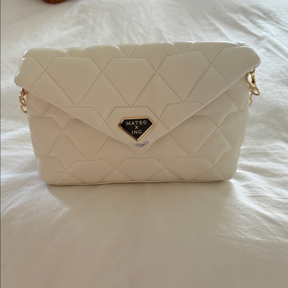 White Quilted Women's Bag